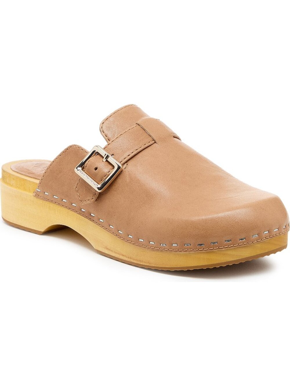 NIB NWT Kelsi Dagger Brooklyn Nitro Platform Clogs Bison Tan Leather - Size 9